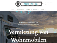 Tablet Screenshot of moviecatering.de